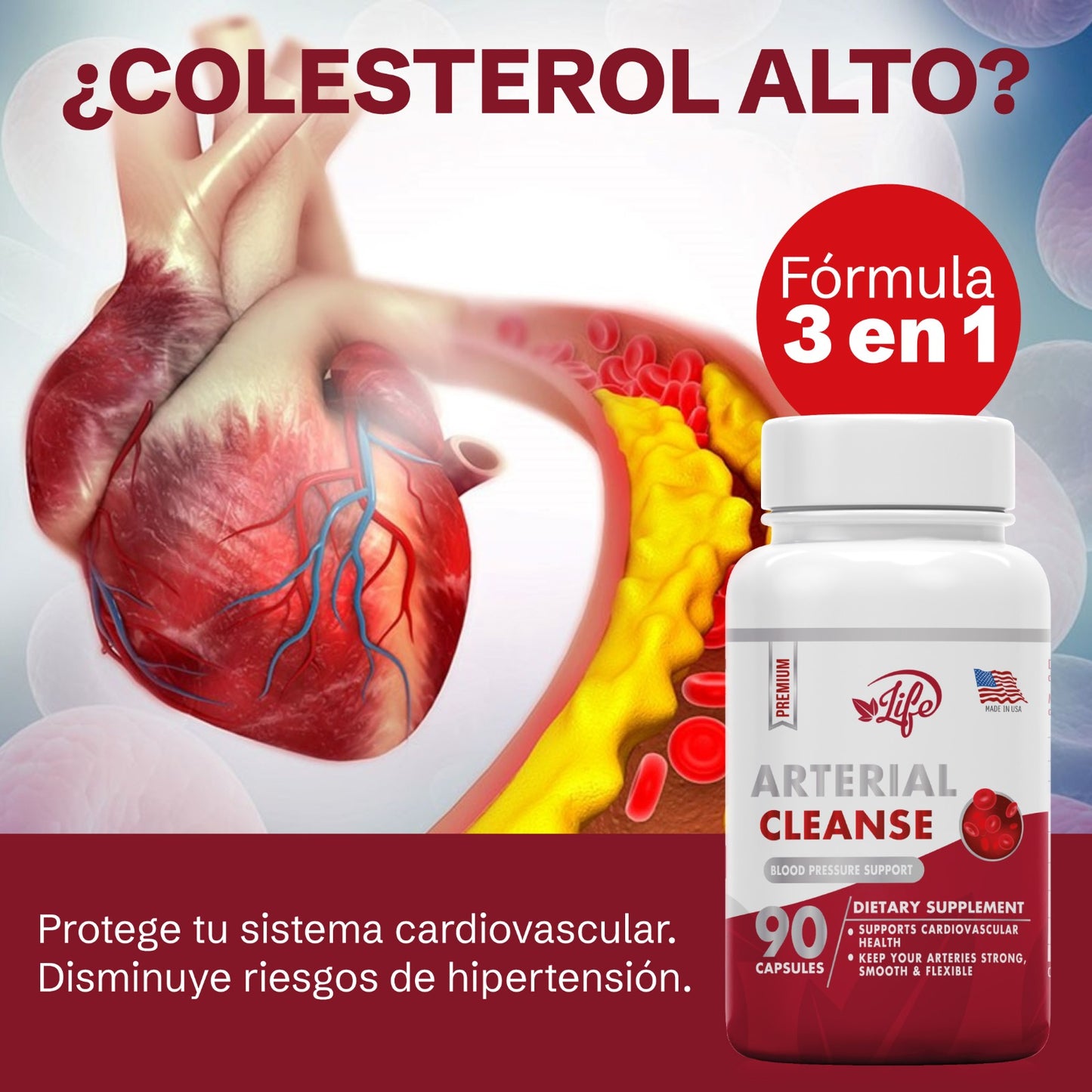 Arterial cleanse 90 capsulas