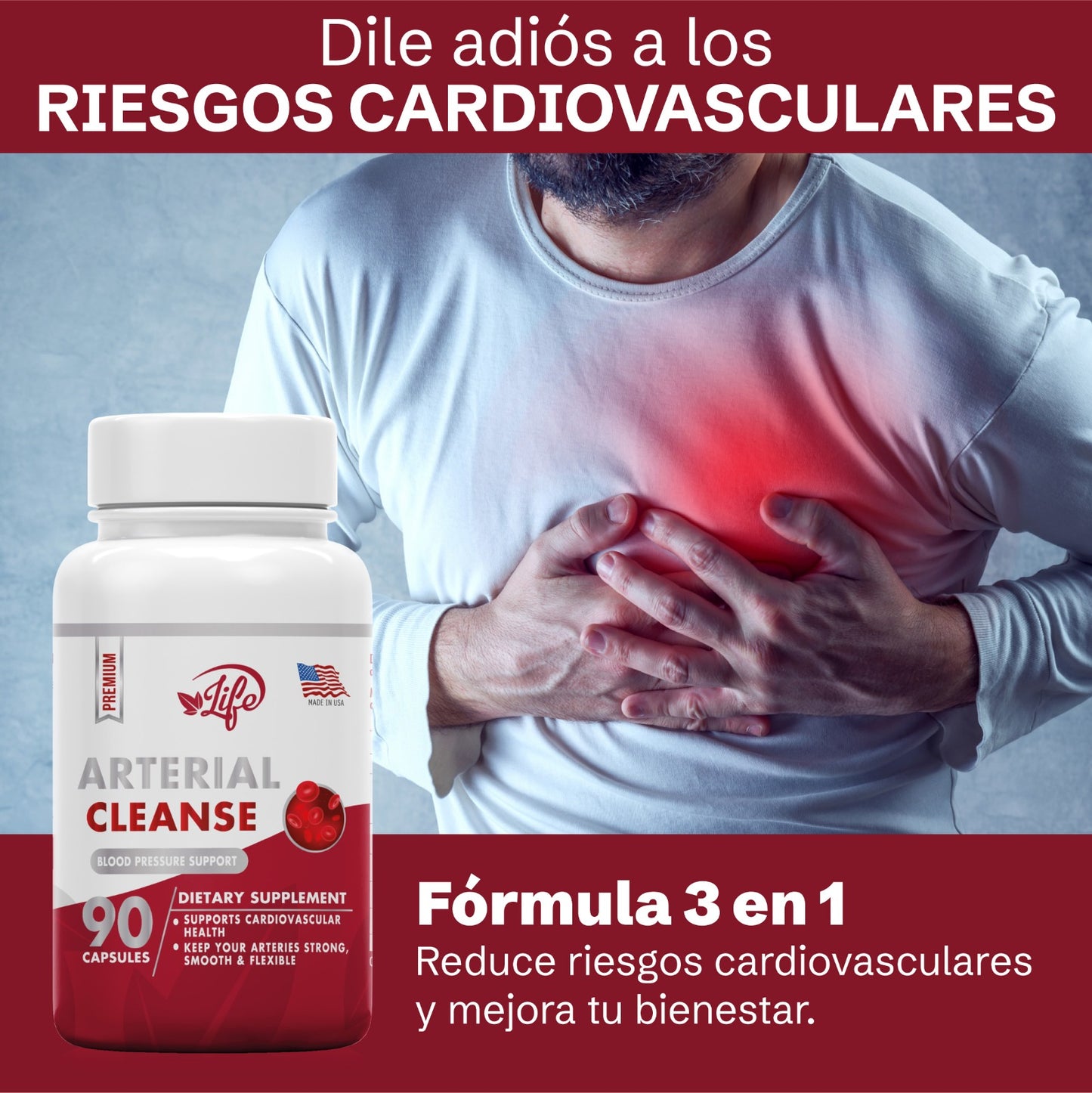 Arterial cleanse 90 capsulas