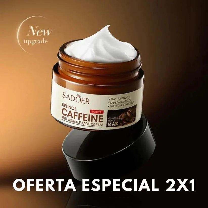 Crema Antiarrugas Con Retinol Y Cafeína 2X1