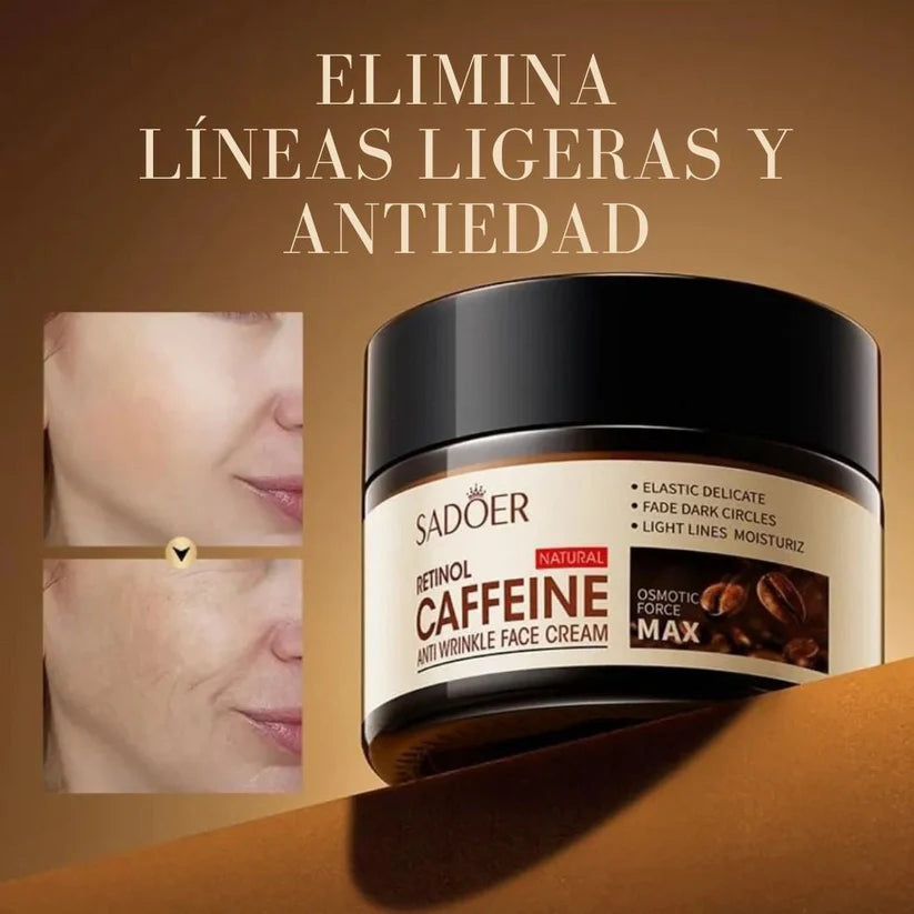 Crema Antiarrugas Con Retinol Y Cafeína 2X1